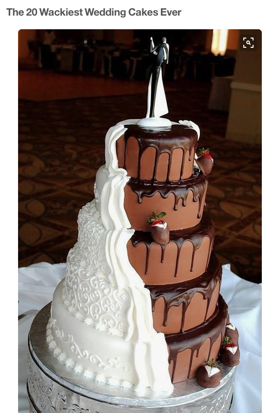 Wacky Wedding Cake